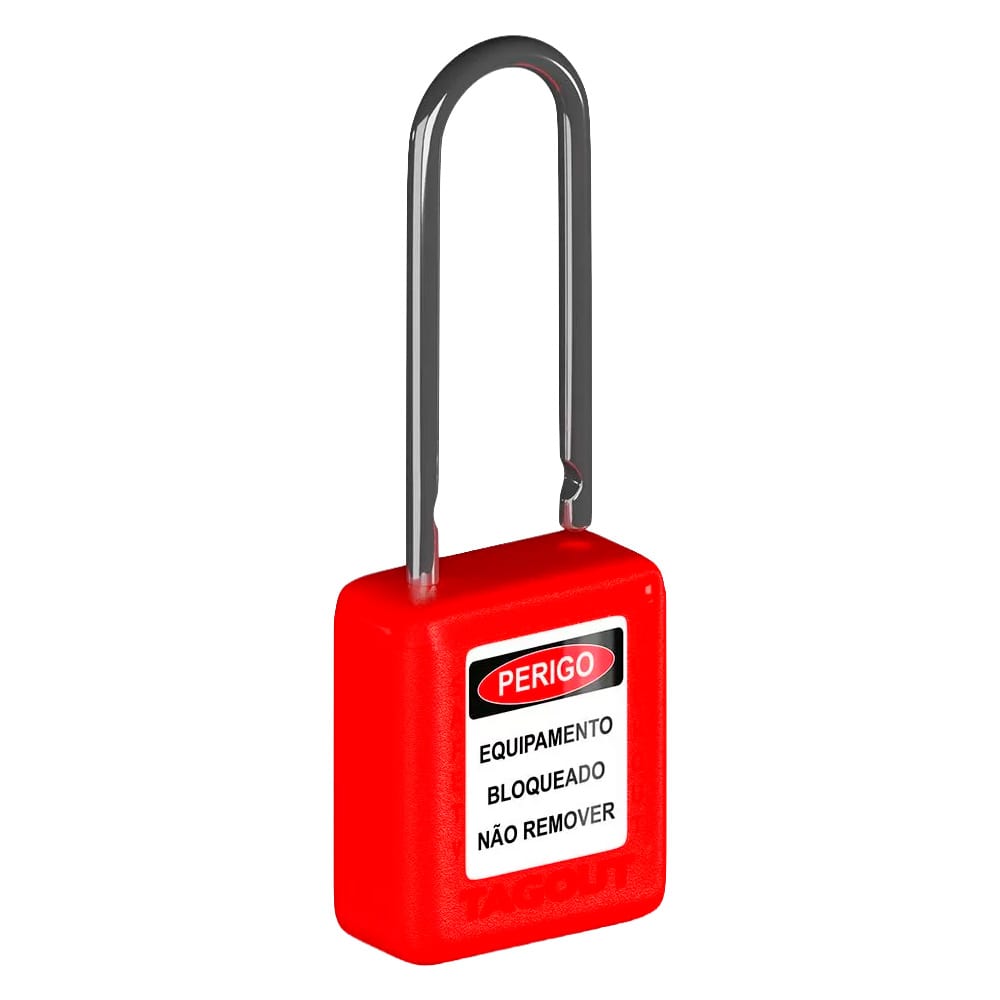 Cadeado de Bloqueio Haste Metálica 6,3 mm 2”