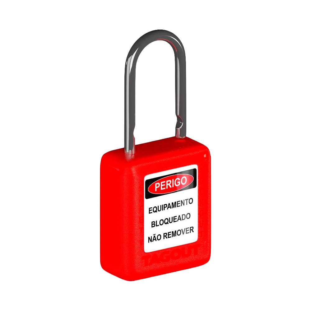 Cadeado de Bloqueio Haste Metálica 6,3 mm 1”