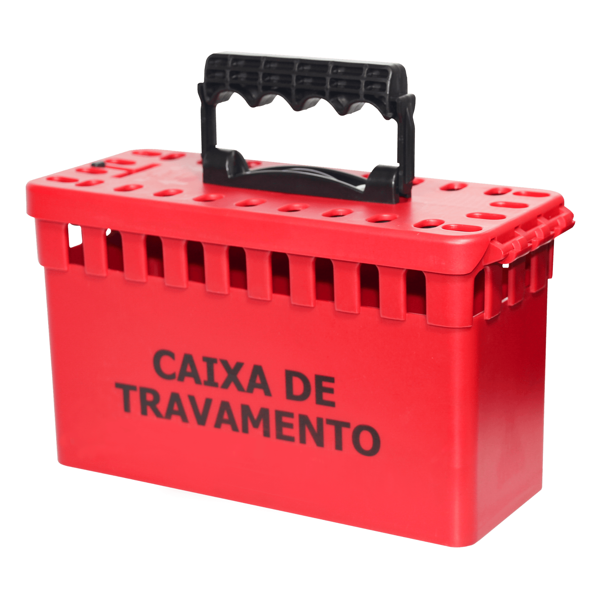 Caixa de Bloqueio Plástica - 26 cadeados