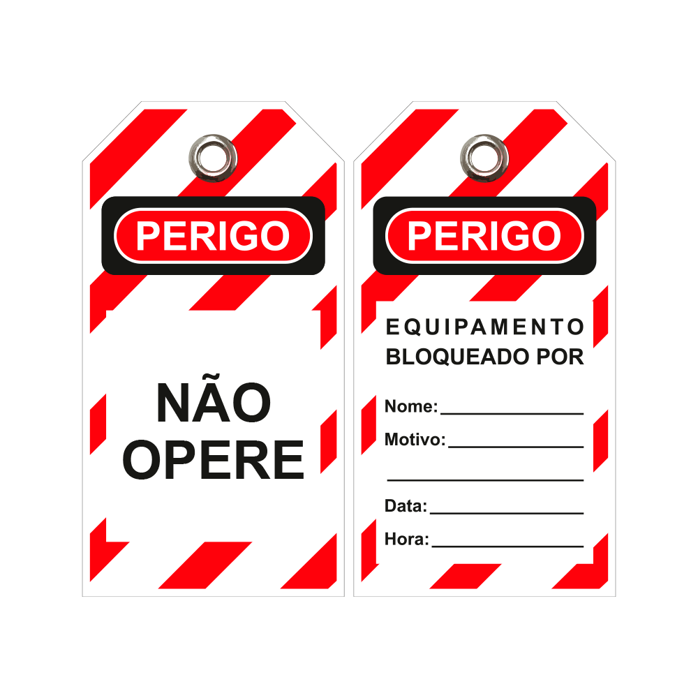 Etiqueta de Bloqueio